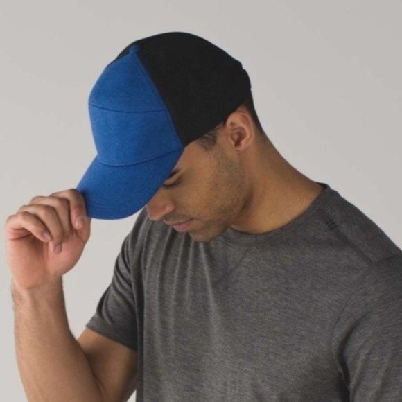 Men’s Lululemon Chambers Ball Cap Blue Mesh Reflective Baseball Hat - Picture 3 of 12